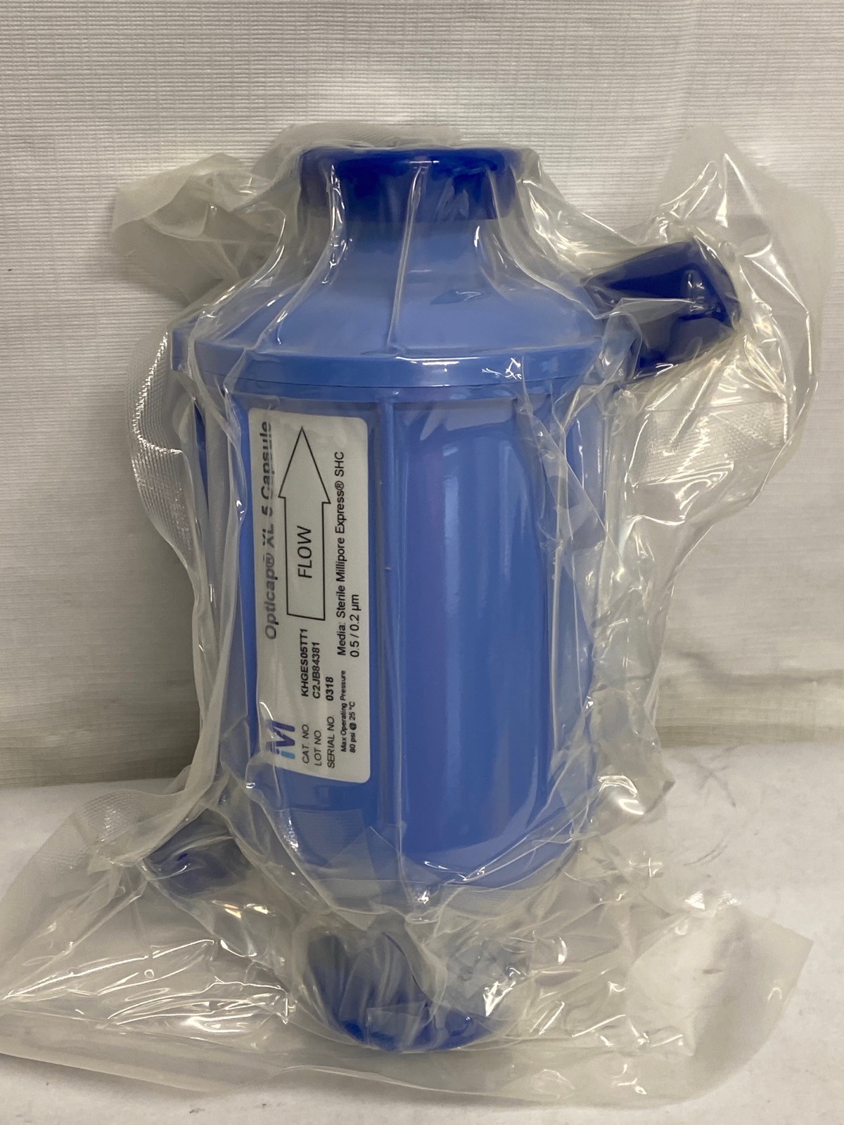 MILLIPORE Express Opticap XL 5 Filter Capsule 0.5/0.2um SHC 1-1/2”TC KHGES05TT1