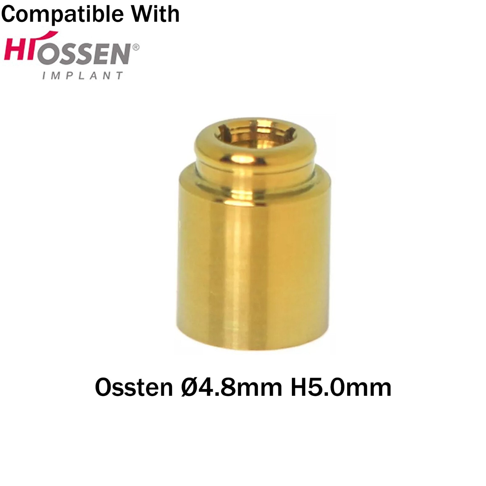 Implant Multi-Unit Locator Abutment ∅4.8mm& Male Caps fits Hiossen Nobel Active