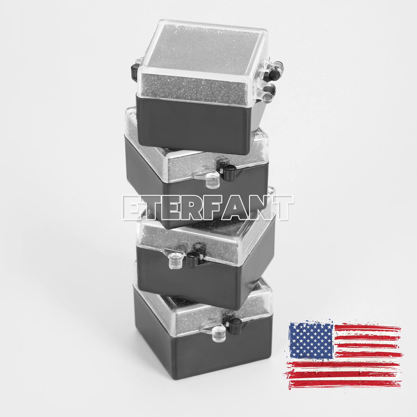Dental Lab Crown/Bridge Boxes Storage Display Box with Membrane/Sponge Fillers