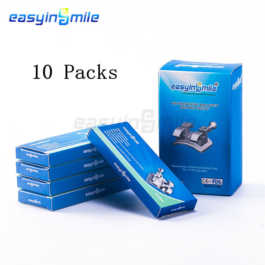 Dental Ortho Bracket MINI Braces Roth/MBT 345 Self Ligating Metal/Ceramic Braces