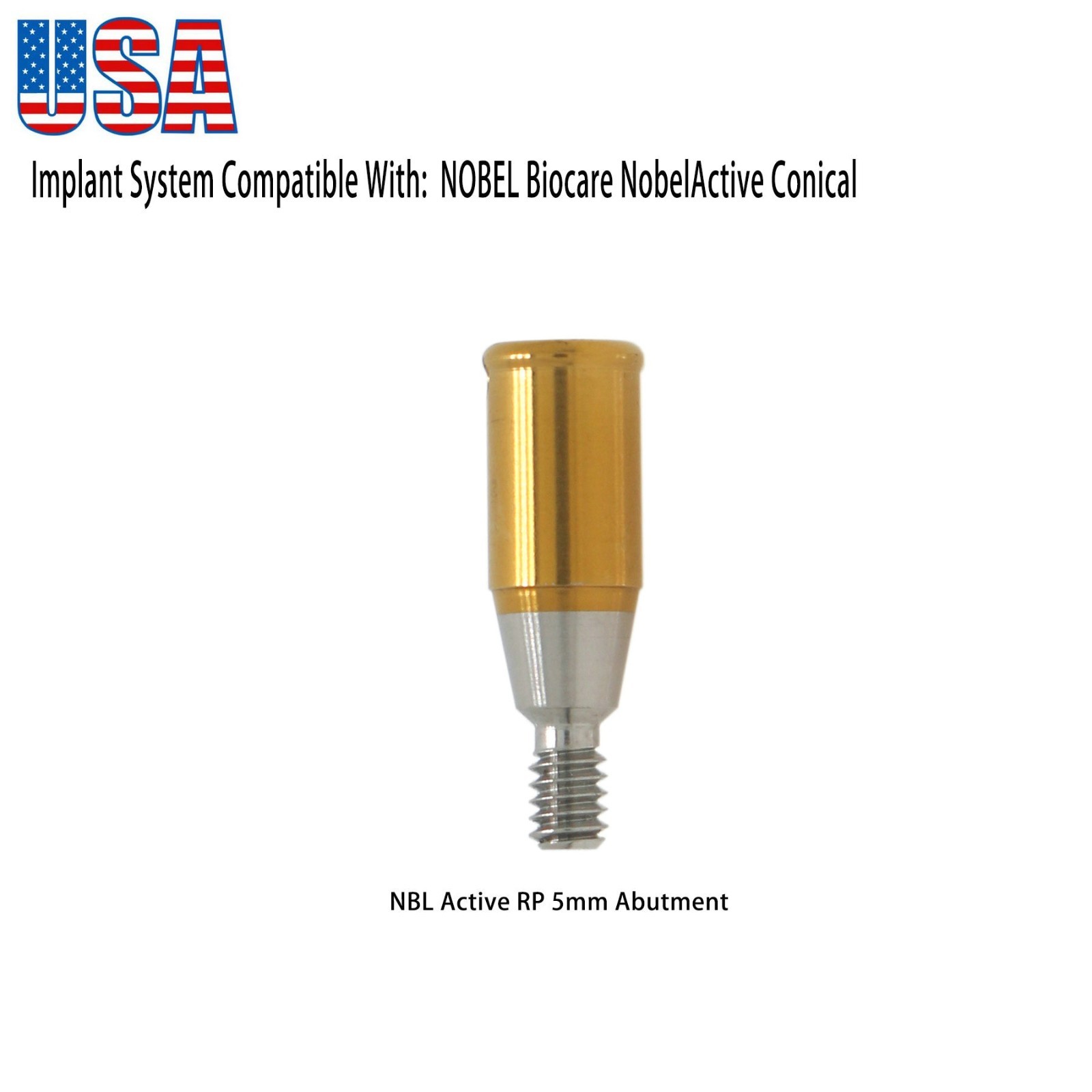 Dental Locator Abutments Anchor fit Nobel Active Conical Connection NP RP 1–5mm