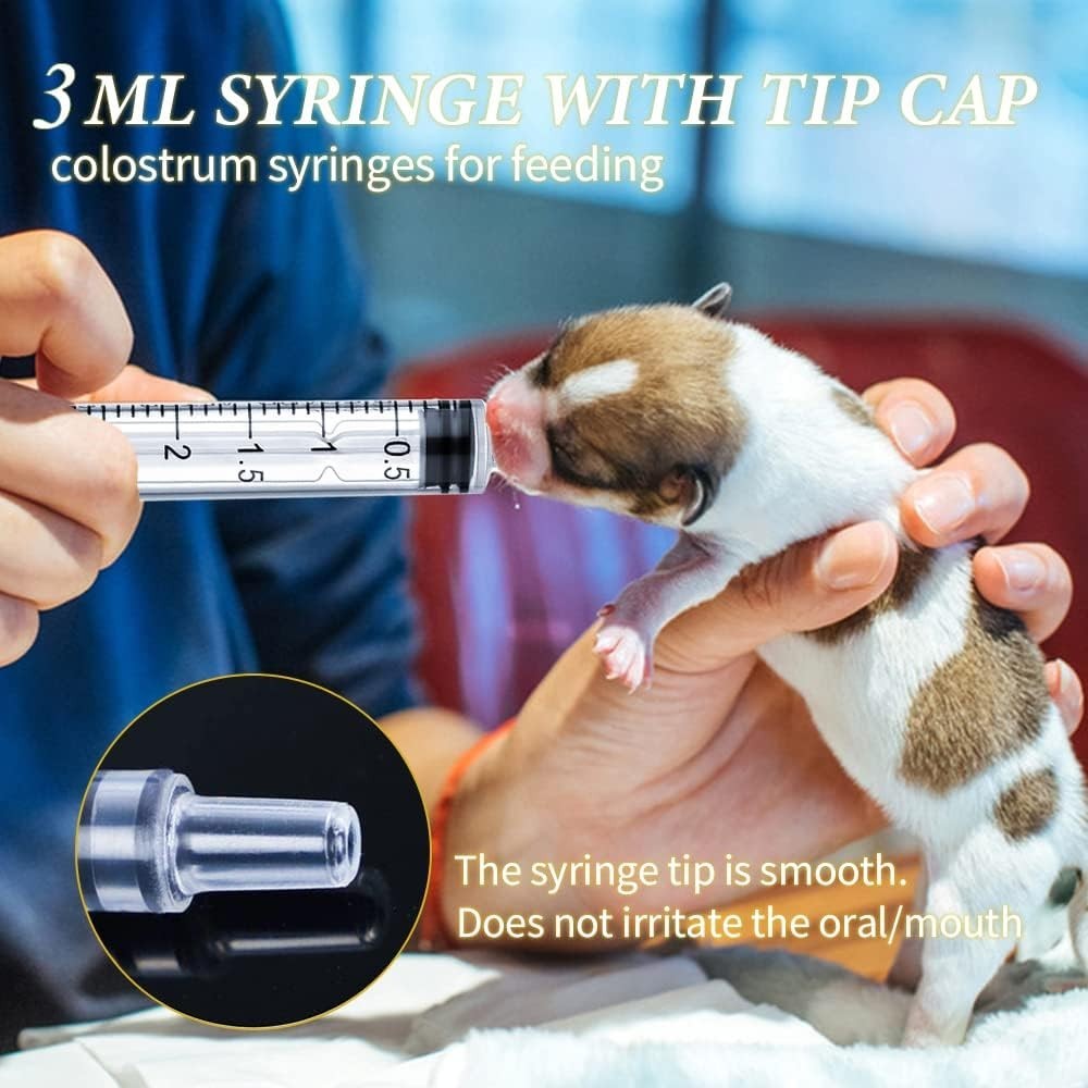 3ml Syringes with Cap Luer Slip Tip Bulk Pack Sterile Sealed No Needle 50 Count