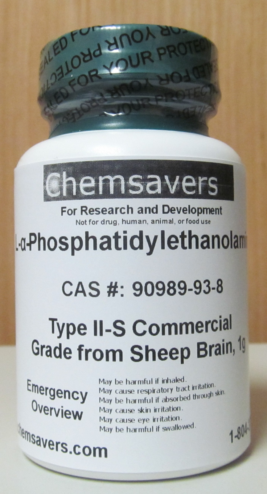 L-a-Phosphatidylethanolamine, Type II-S Commercial Grade, From Sheep Brain, 1g