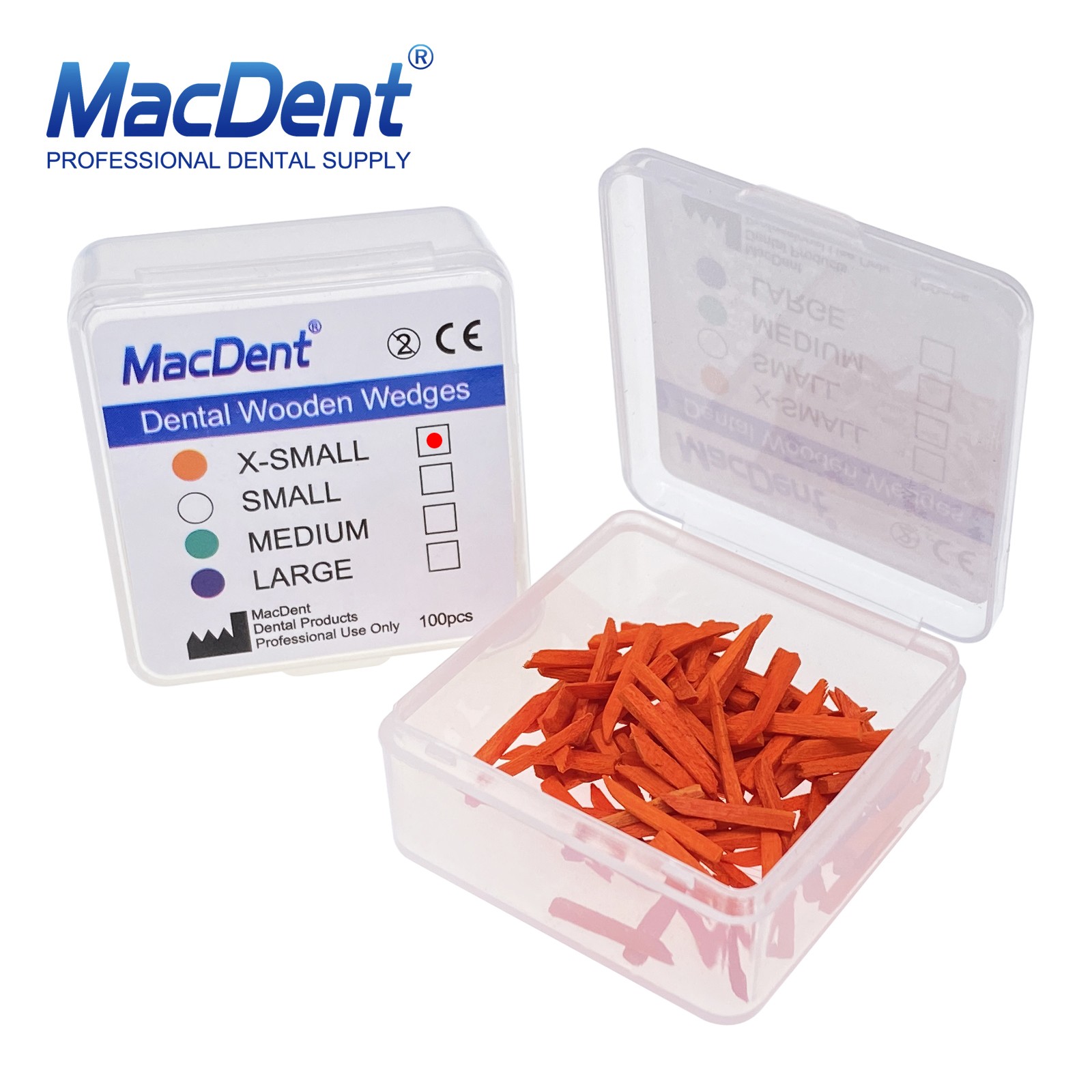 Dental Wooden Wedges Interdental Restoration Contoured Wood Matrices Wedge