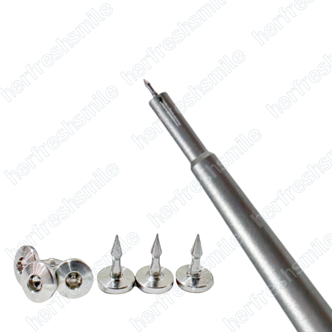 Dental Guide Bone Tacks Cather Titanium Pins Membrane GBR Fixation Pin Hex Case