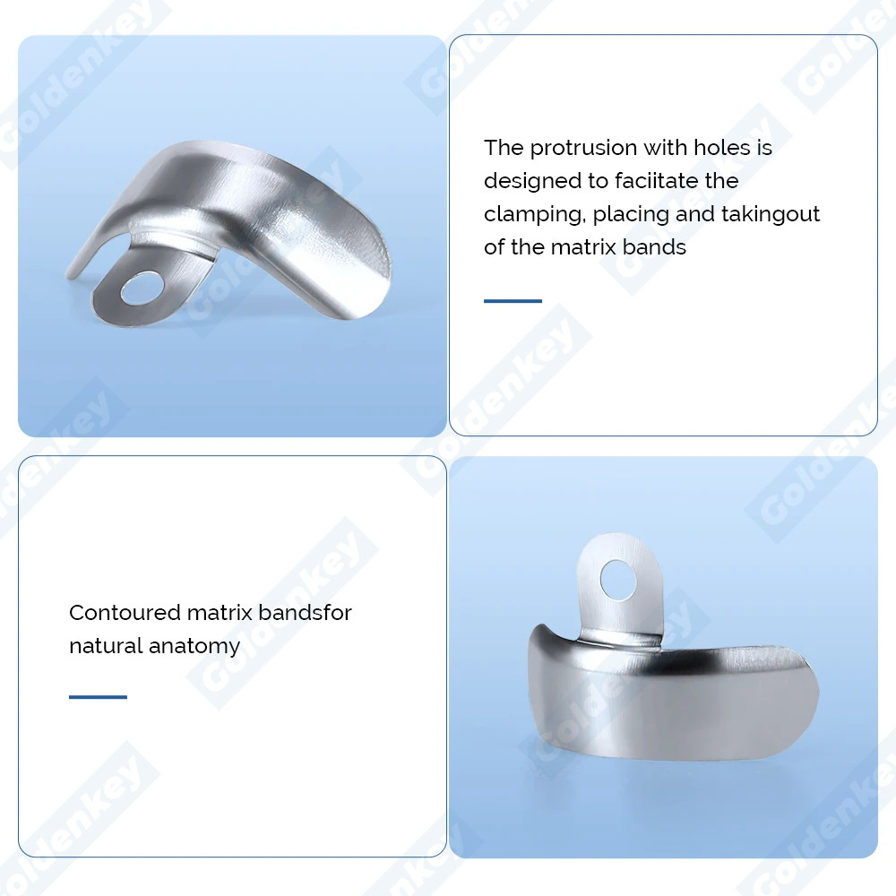 Palodent Plus Style Dental Sectional Matrix Narrow/Standard Ring Titanium Clamp