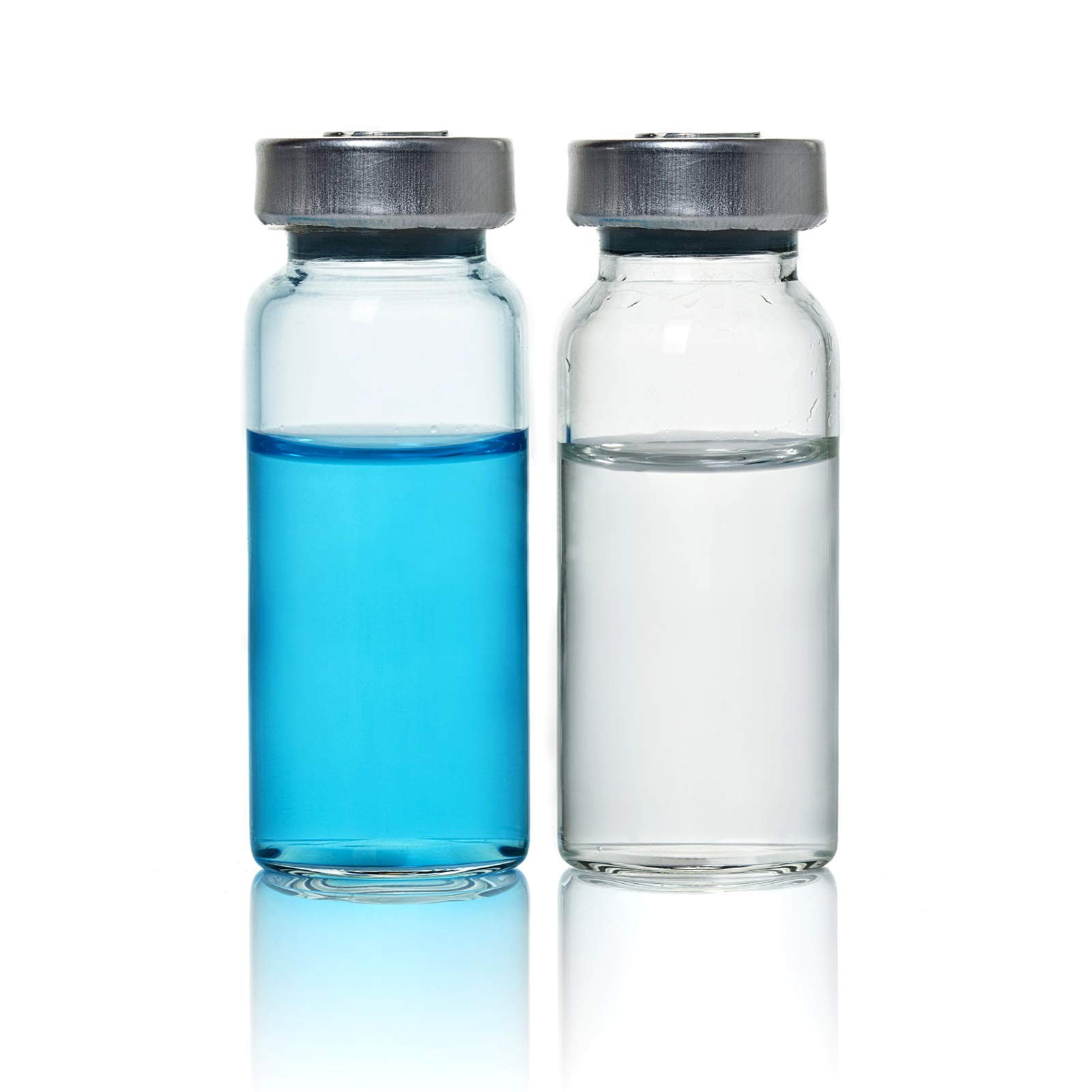 SHAOTONG 10ml Glass Vials for Injections – 0.3 Ounces, Transparent