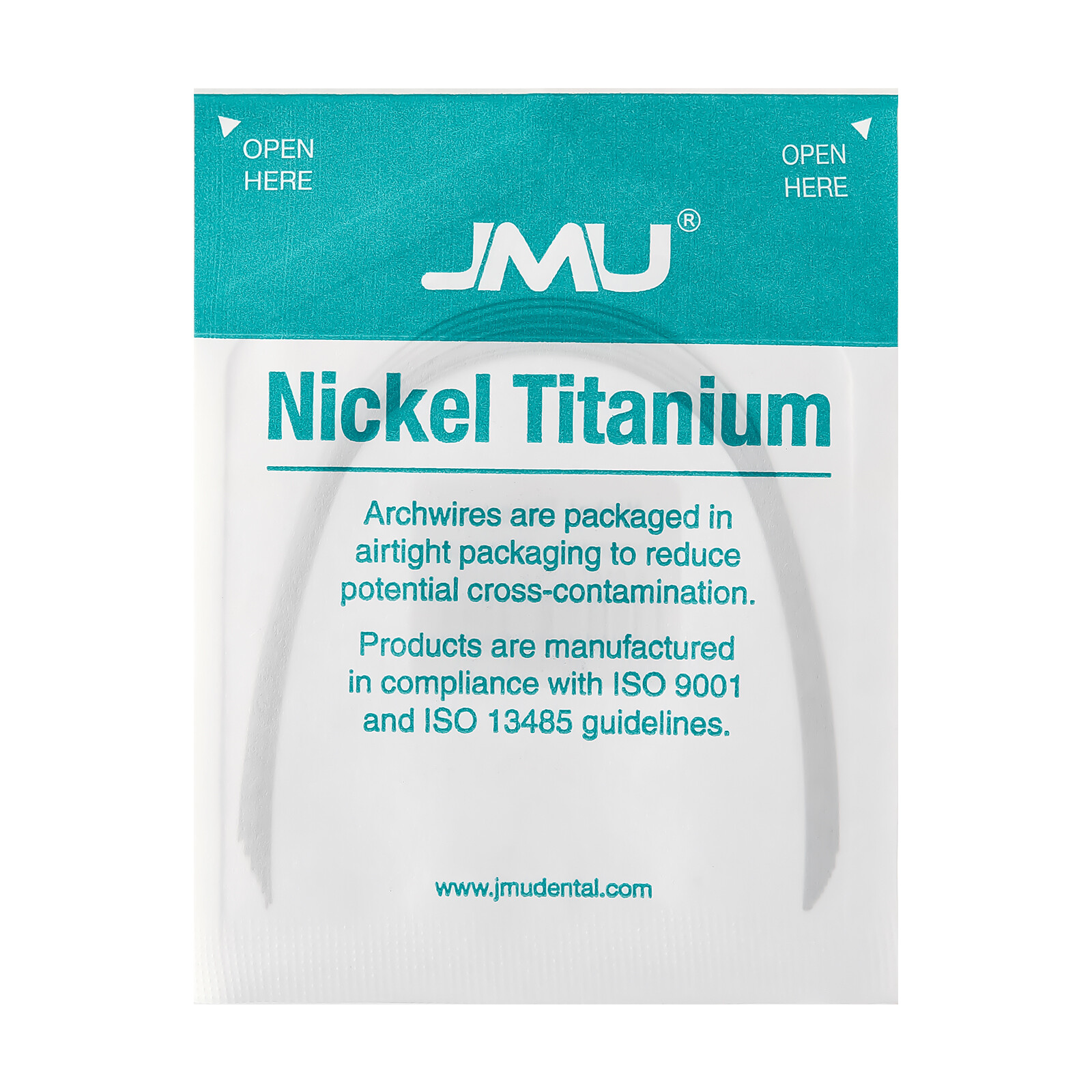 JMU NiTi Orthodontic Titanium Archwire Expanded Round Rectangular 100Pcs/10bags