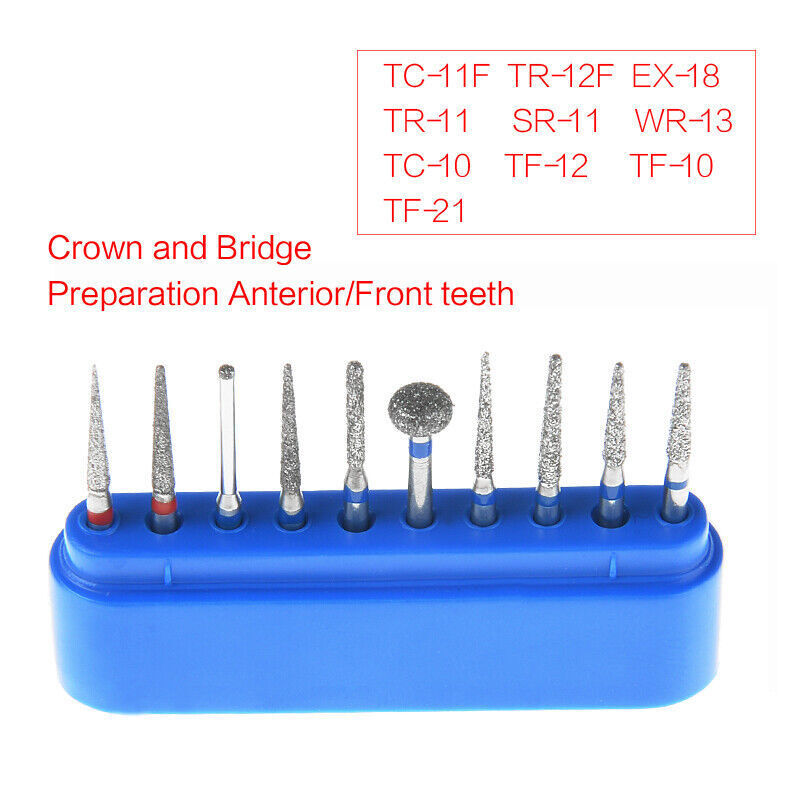 Dental Diamond Burs FG Composite/Polishing FG 101-117 For High Speed Handpiece