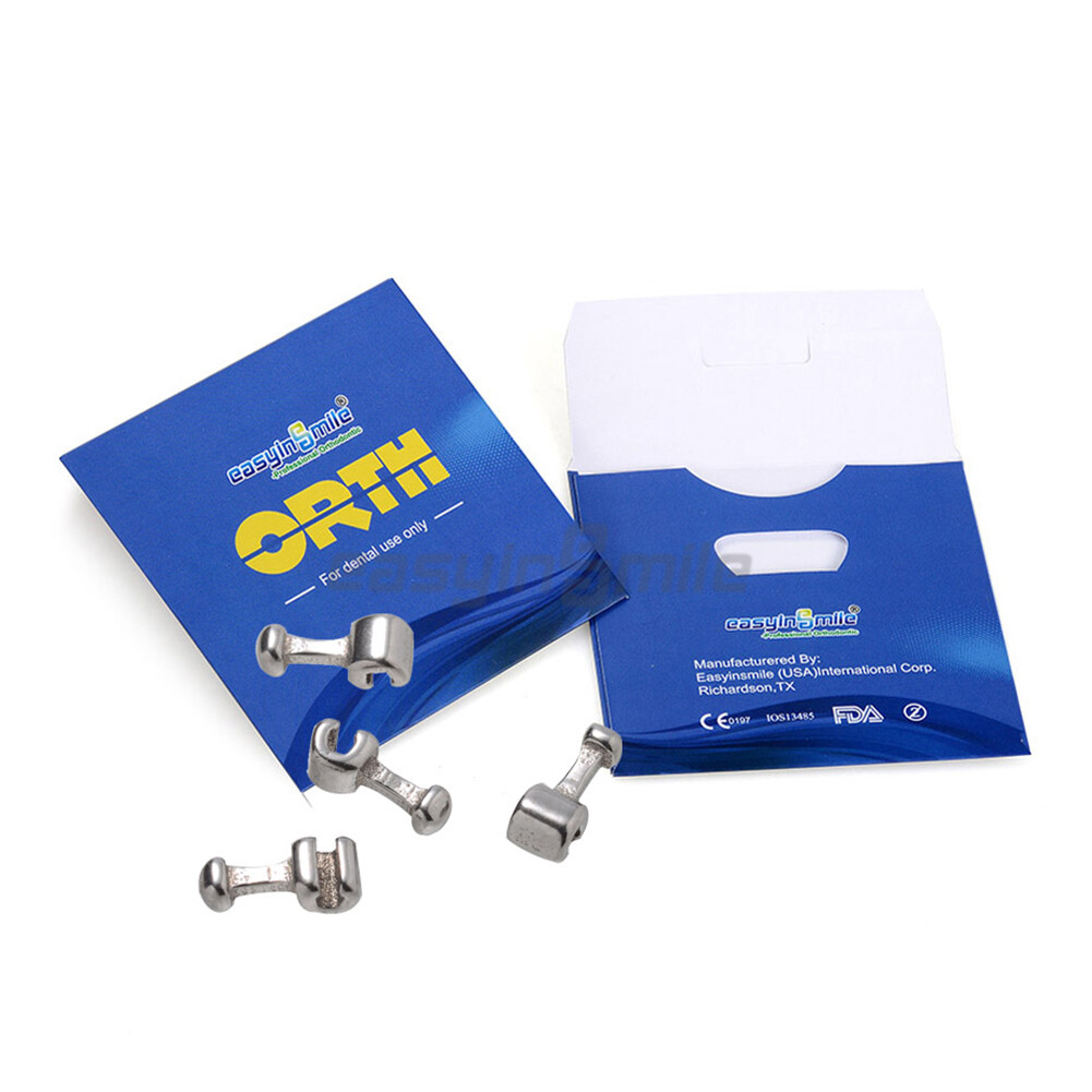 Orthodontic Crimpable Hook Stainless Steel Small/Medium/Large 10Pcs Easyinsmile