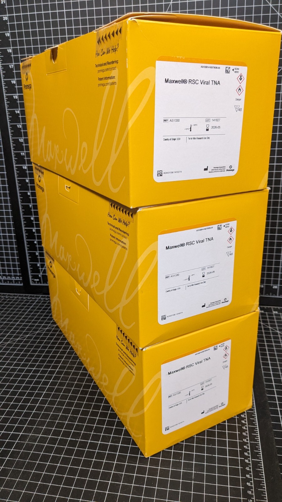 Promega Maxwell RSC Viral TNA AS1330 DNA RNA purification serum plasma EXP 2026