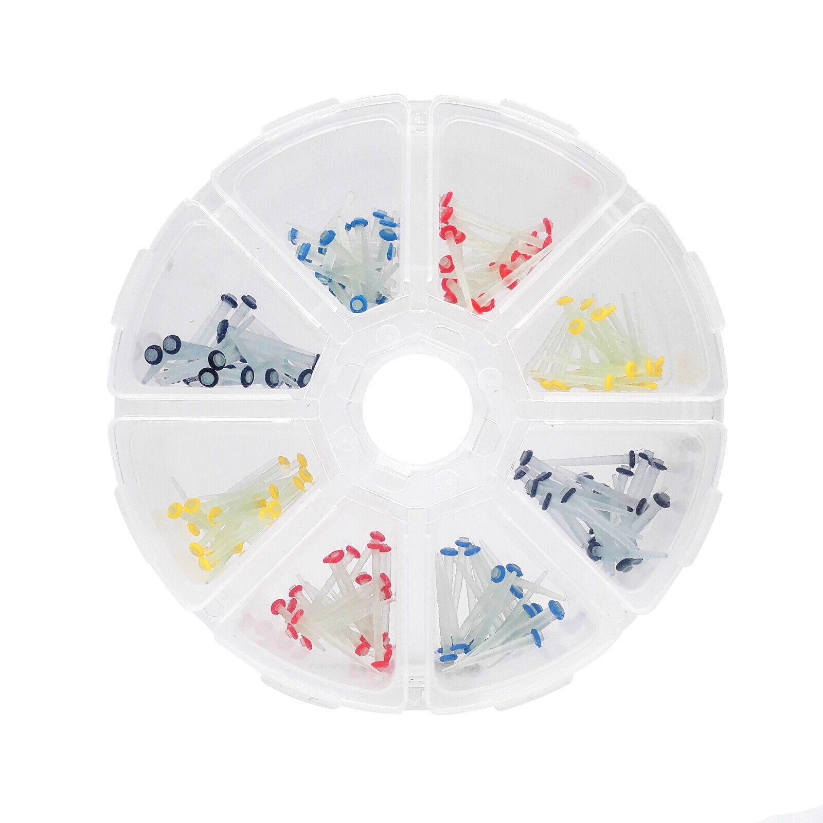 200 Pcs Dental Fiber Post Glass Quartz Teeth Restorative 1.0 1.2 1.4 1.6 1.8mm