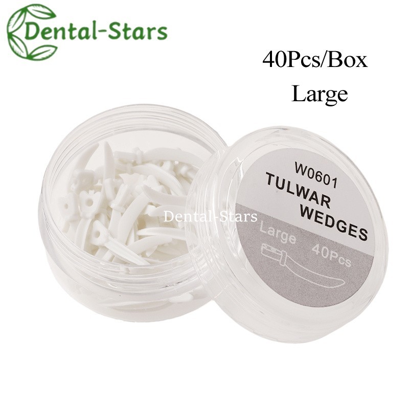 Dental Tulwar Wedges Sectional Matrix Bands System Plastic Diastema Wedge Refill