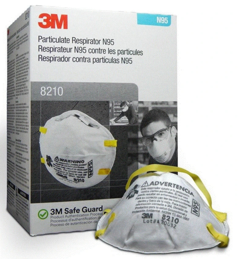 Expiered 3M 8210 N95 Particulate Respirator Mask (Box of 20) EXP02/2026