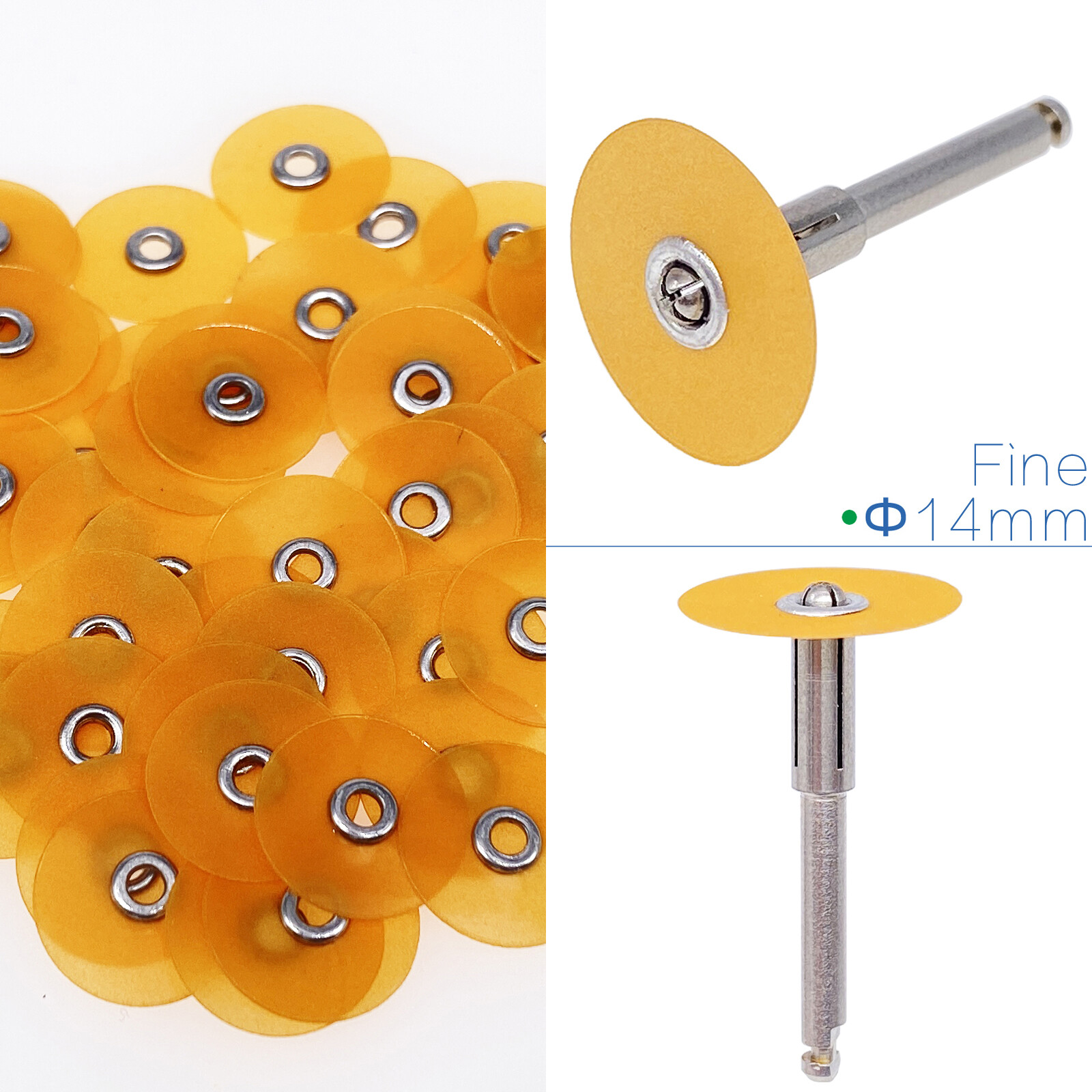 Dental Sof-Lex Soflex Contouring & Polishing All Sizes Pop-On Discs 0.55″ 14mm