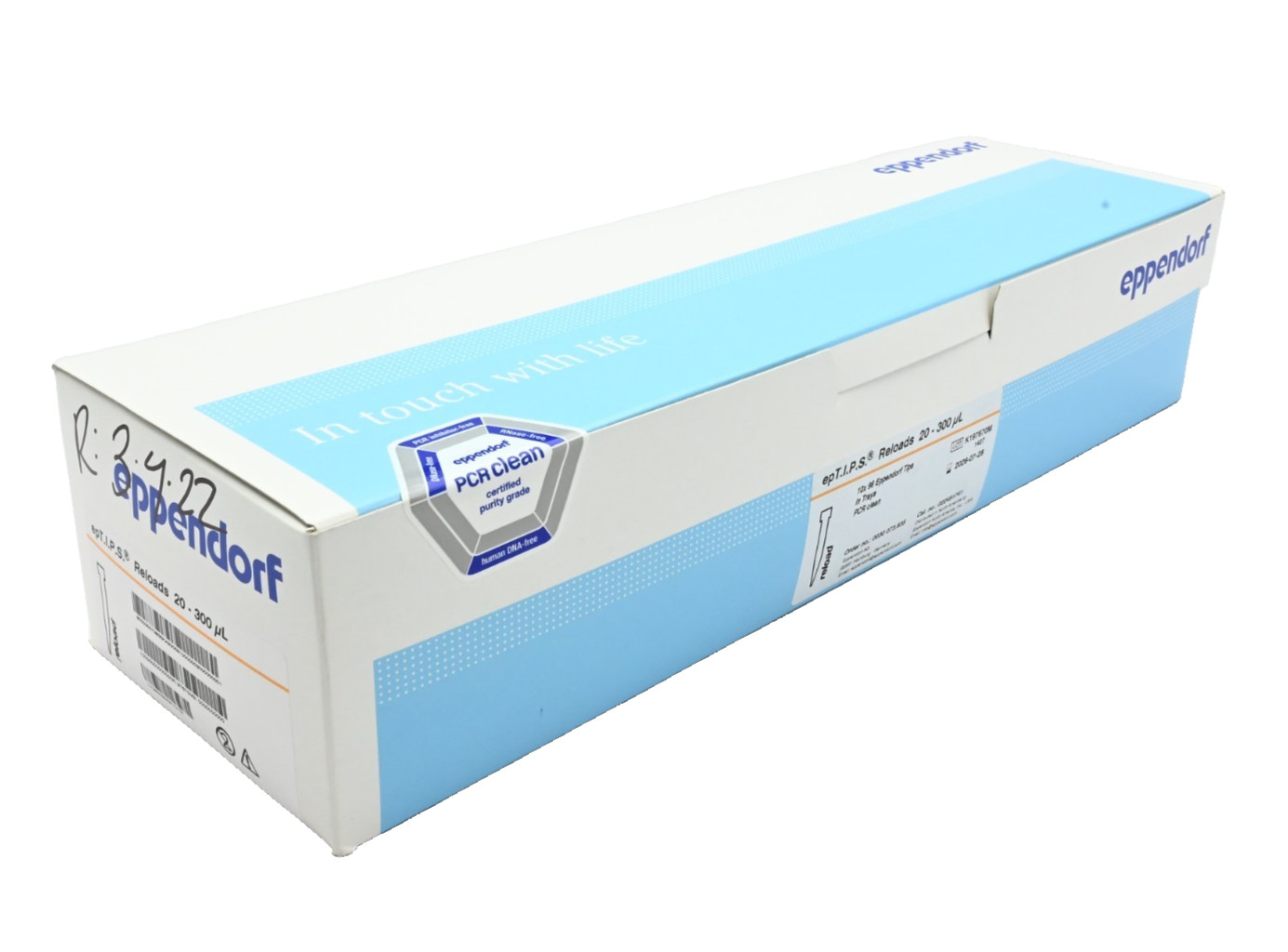 Eppendorf 022491741 epT.I.P.S. Reloads PCR Clean 20-300uL, Orange (960x) – QTY!