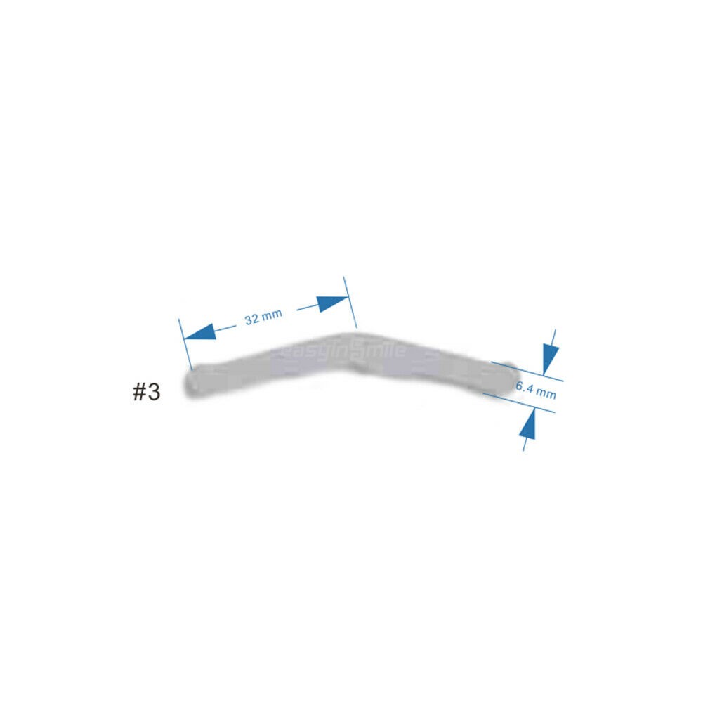 144Pcs Dental Matrix Bands Sectional Contoured Band Tofflemire Regular #1-#4