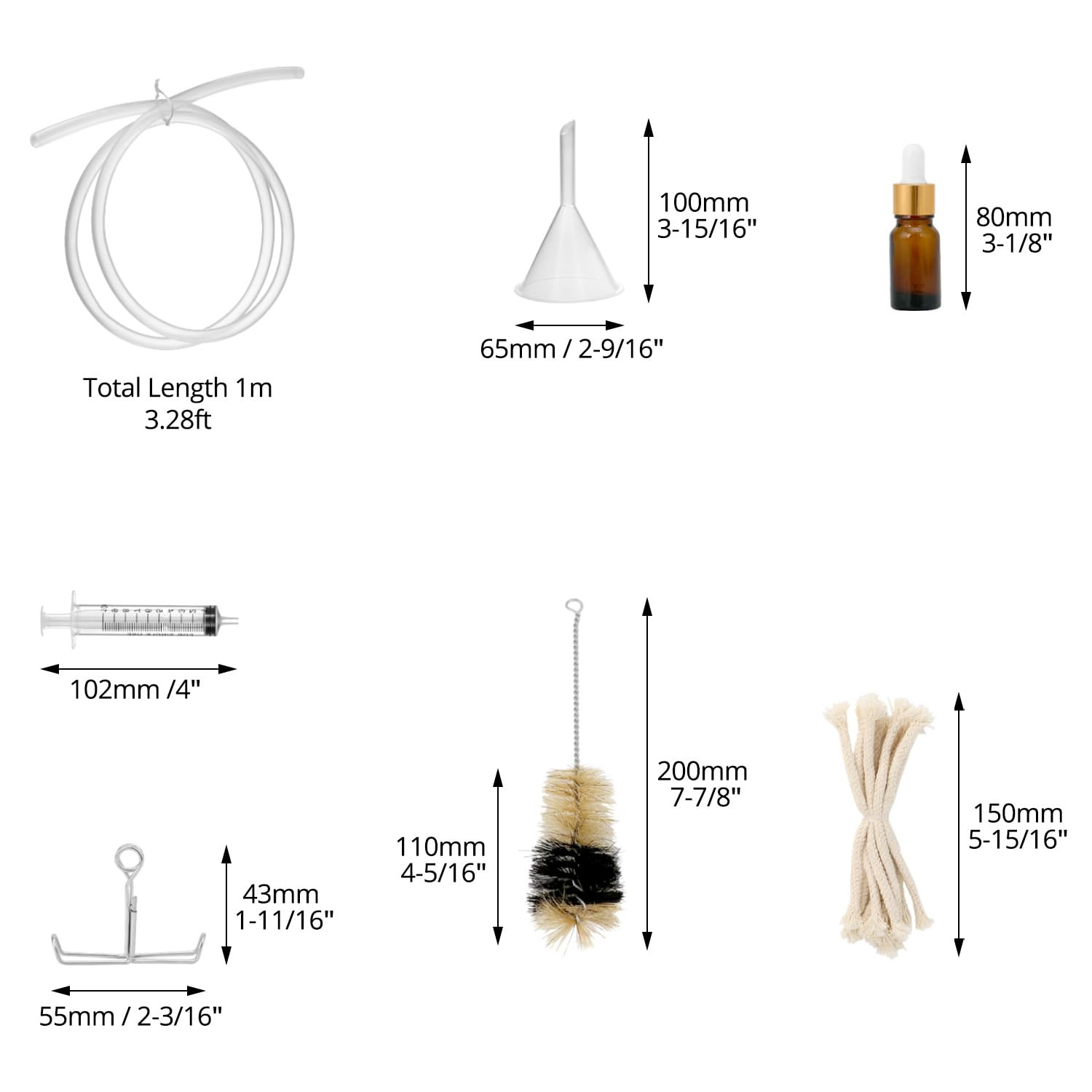 12 Pcs 100 ML Home Distillation Apparatus Set Chemistry Glass Lab Equipment Kit