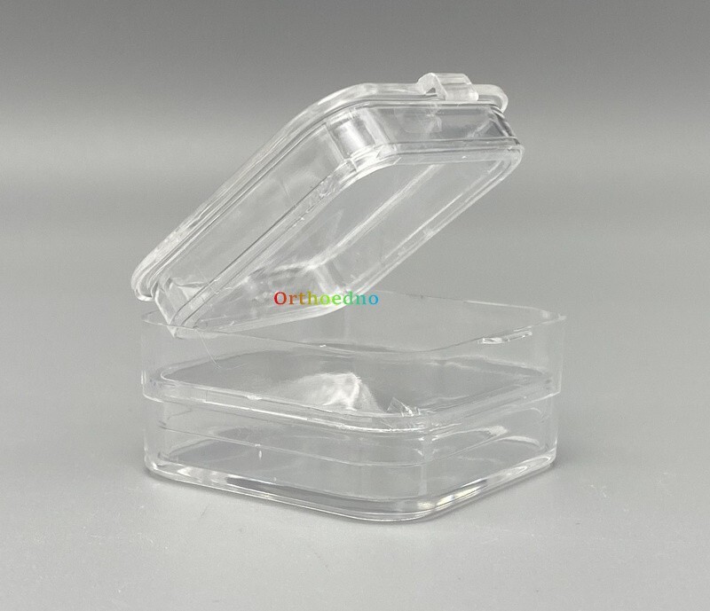 90Pcs Denture False Teeth Membrane Case Container Hinged Display Box Jewelry USA