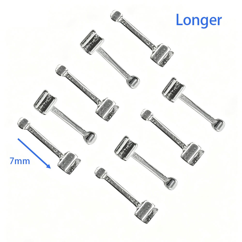 Dental Orthodontic Crimpable Hook Long/Medium/Short Stainless Steel 10pcs/pack