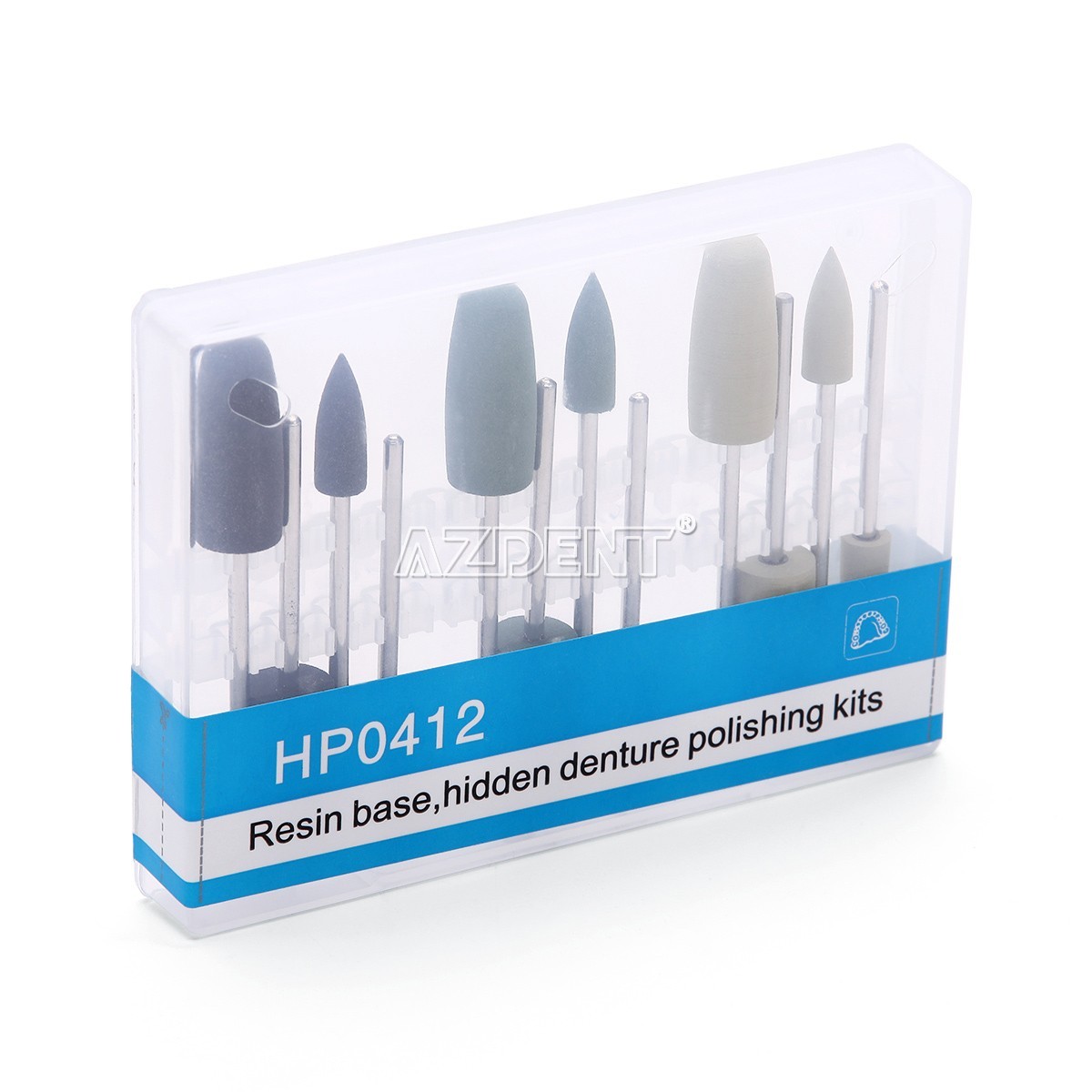 Dental Silicone Resin Base Acrylic Polishing Bur /Tungsten Steel Carbide Burs