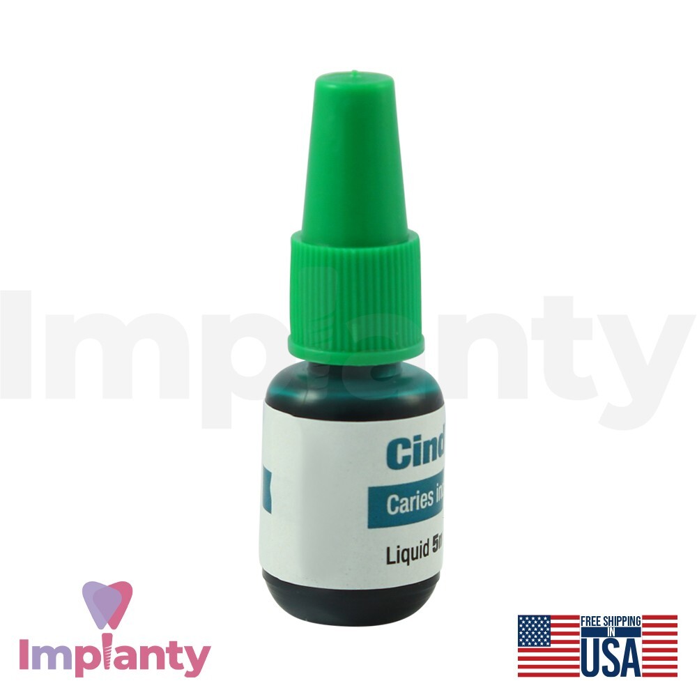 DSI Cindicator Caries Indicator Dye 5ml Green Caries Detection Dental