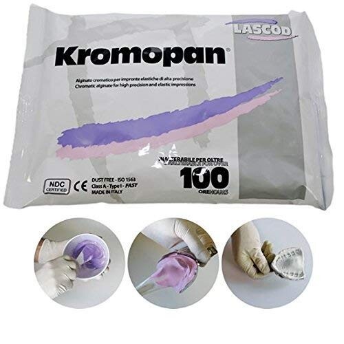 Kromopan 302 – Color Changing Dust Free Alginate, 1 Lb. Pouch