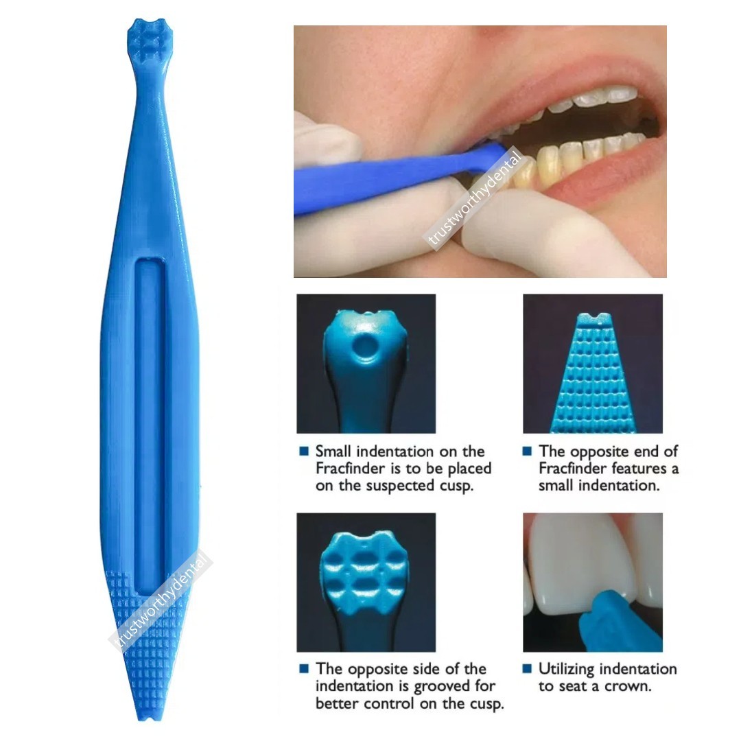 Dental Fracfinder Tooth Slooth Fractured Detector Directa Type Blue Autoclavable