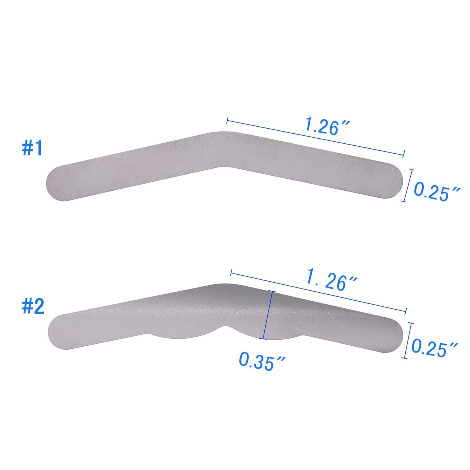 144 Pcs Dental Tofflemire Matrix Bands 1# Stainless Steel, Thickness .0015″/0…