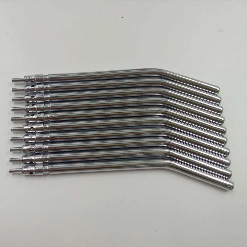 50件装牙科3向注射器尖头空气水喷雾适用于3向管喷嘴头-