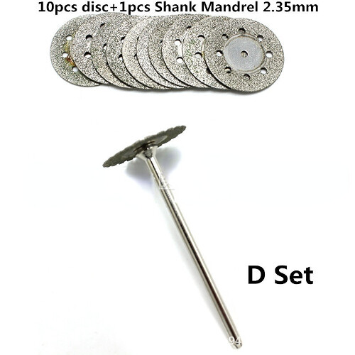 10PCS Dental Emery Gypsum Sub-Mold Slice Separat Disc Ultra-ThinDouble-SidedSand