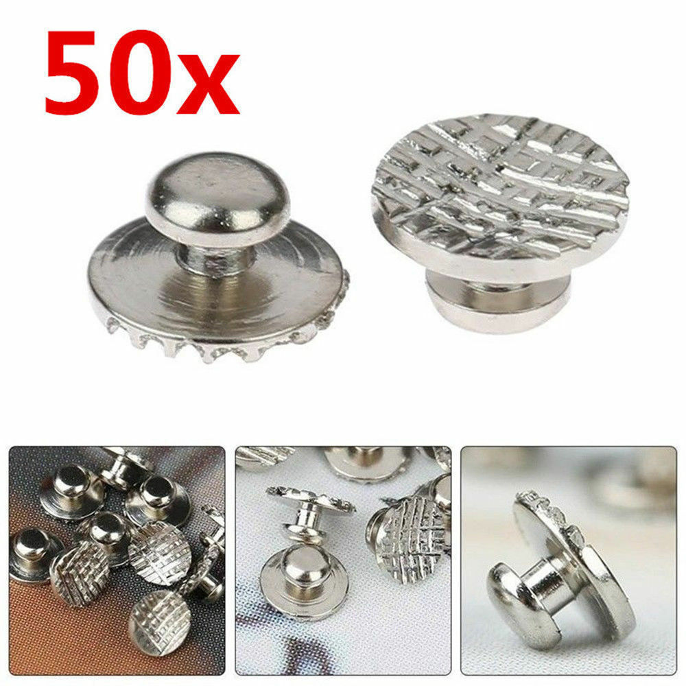 50 Pcs Dental Orthodontic Lingual Buttons Bondable Round Base Split Bondable