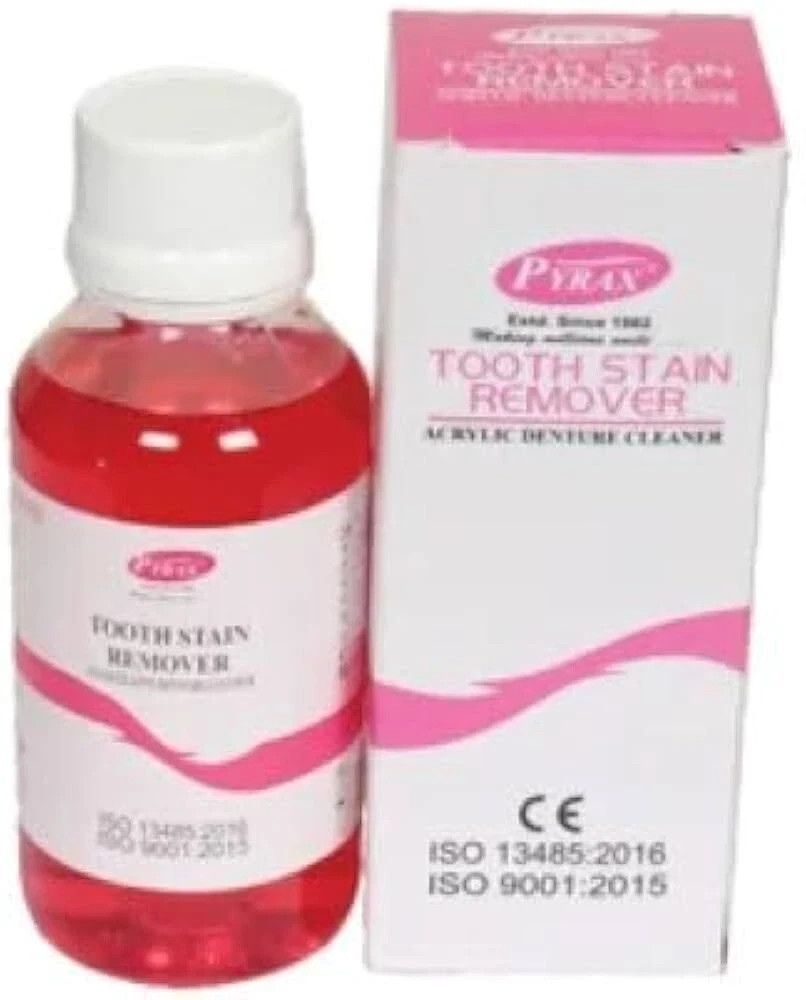 Pyrax Dental TOOTH STAIN REMOVER Cleaning of removable prosthesis 100ml