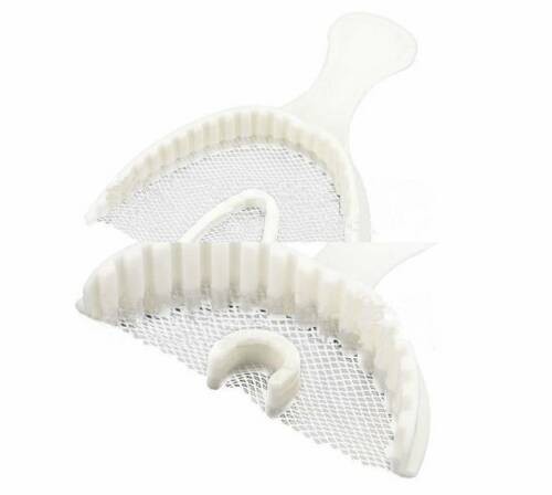 Dental Disposable Triple Impression Bite Registration Trays Mold Posterior Arch