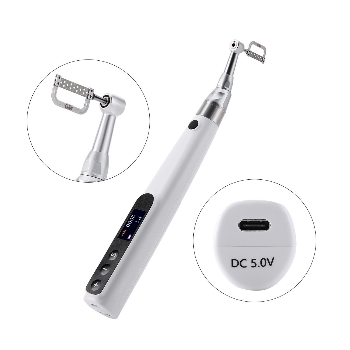 Dental Electric Orthodontic Interproximal Stripping Handpiece+Strips /Brackets