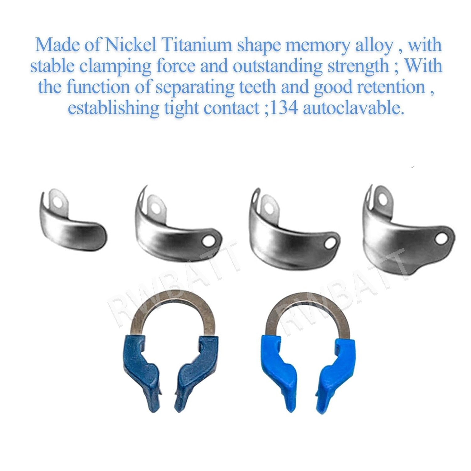 Dental Sectional Matrix System Matrix Bands Clamp Ring Palodent V3 Tulwar Wedges
