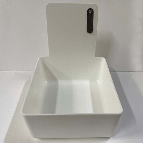 White Dental Lab Pan w/Stainless Steel Clip 20pk 7″ x 5¾” x 2½”Made in the USA