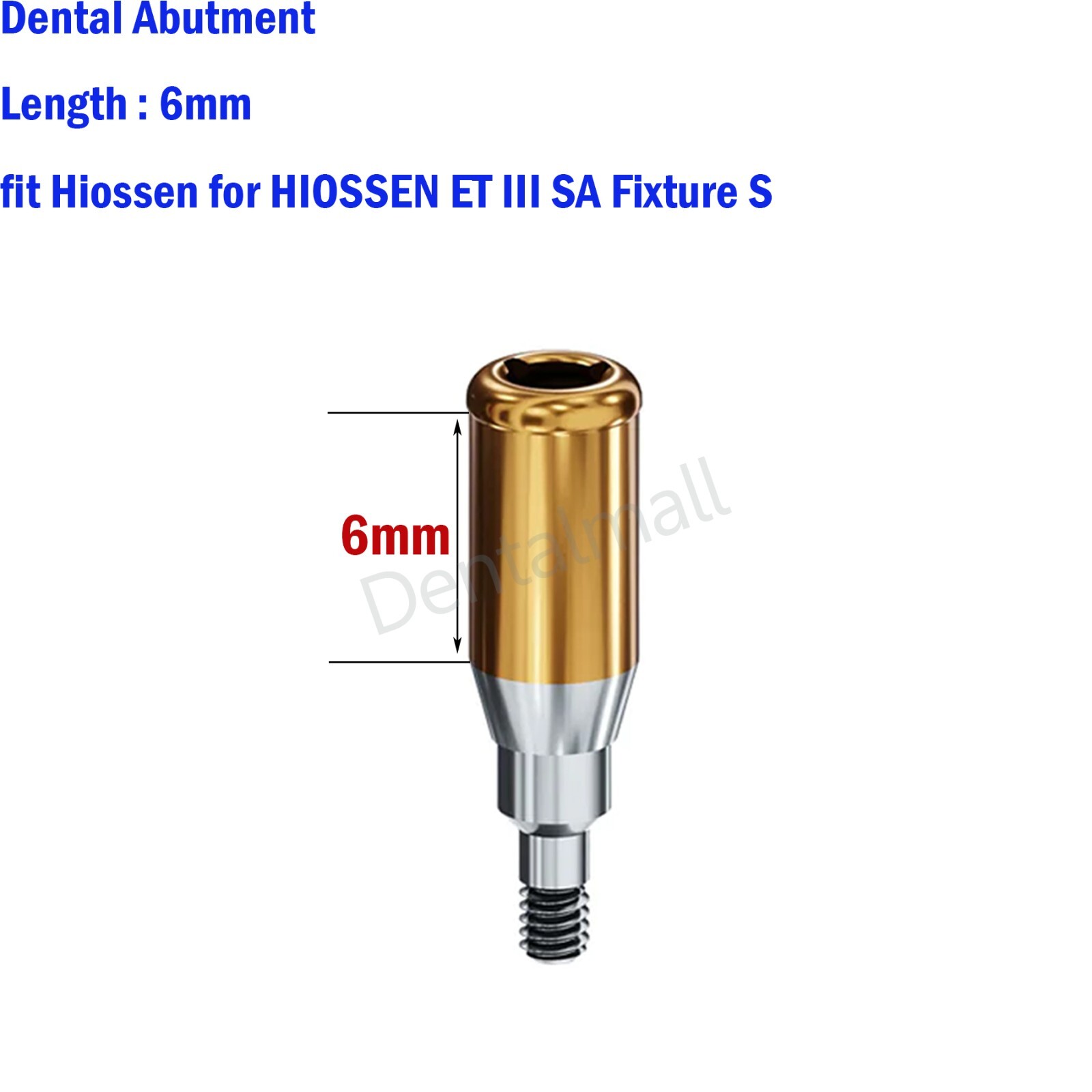 Oerdenture Remove Tools Regular Implant Abutment Male Cap Kit for HIOSSEN Osstem