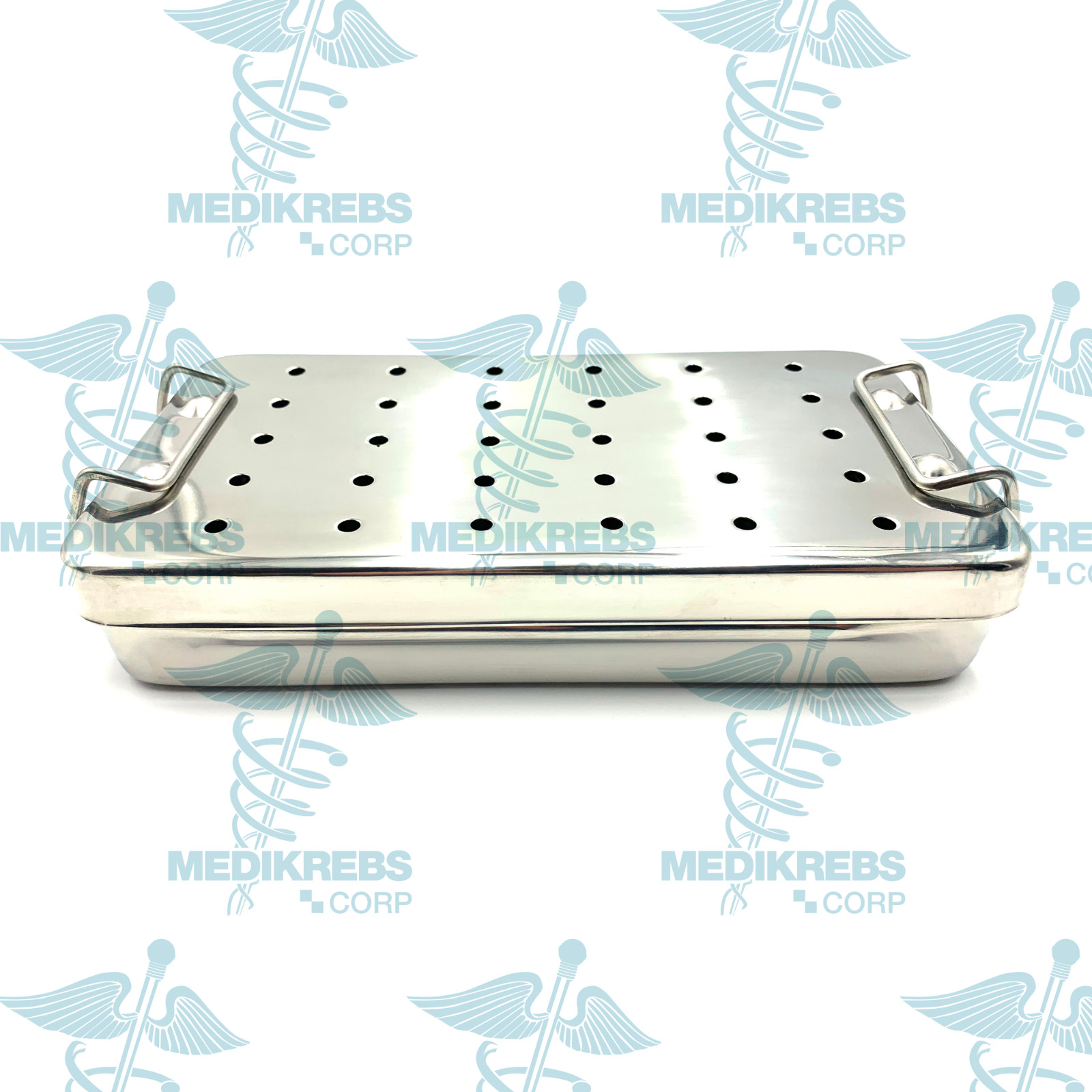 Stainless Steel Sterilization Tray 8” x 4″ x 1.5” (20 x 10 x 4 cm) OR Grade