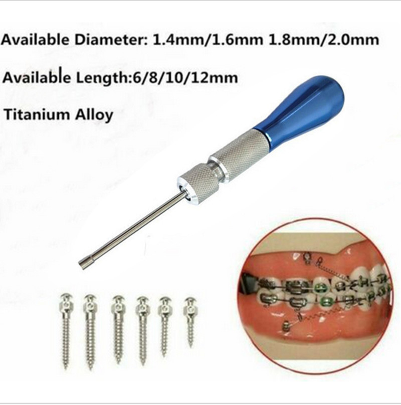 Dental Orthodontic Mini Screw Micro Screws Anchor Mini-Screw Screwdriver hotsell