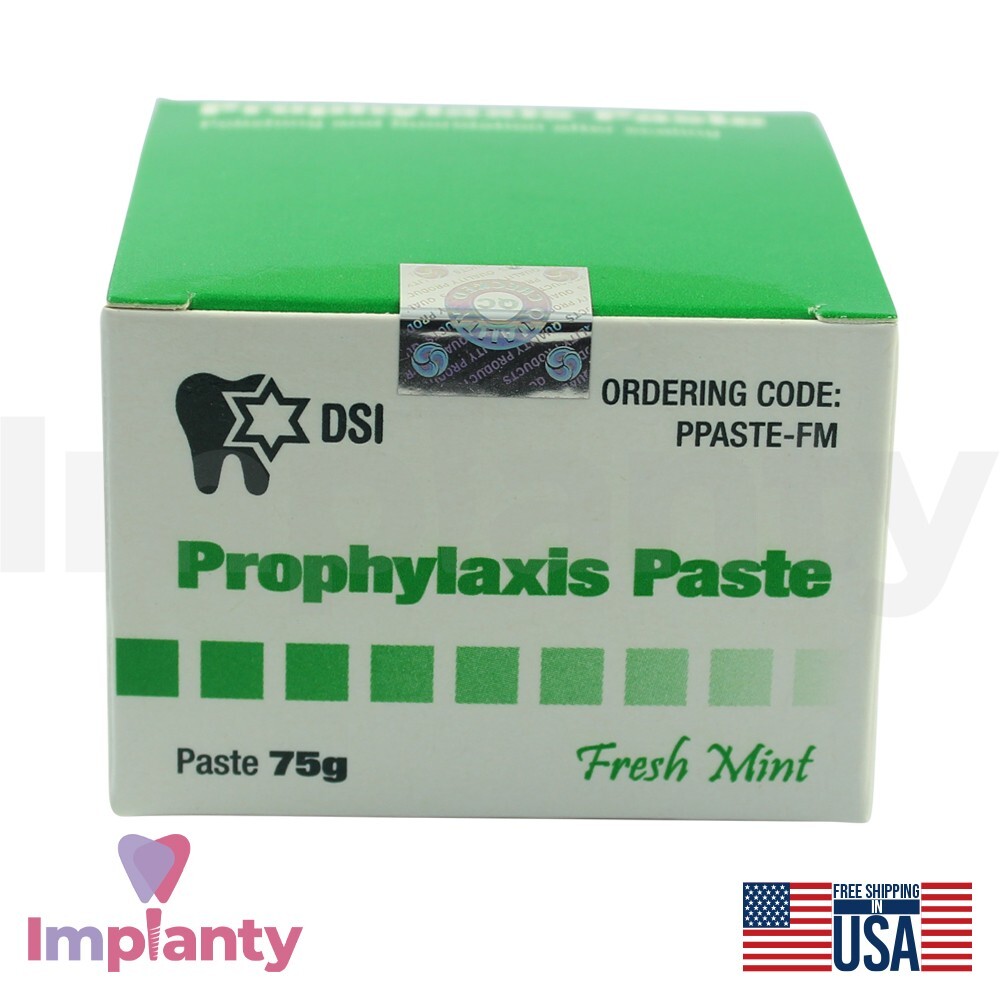Prophy Prophylaxis Paste 75g Fresh Mint Flavor Dental Lab Polishing & Cleaning