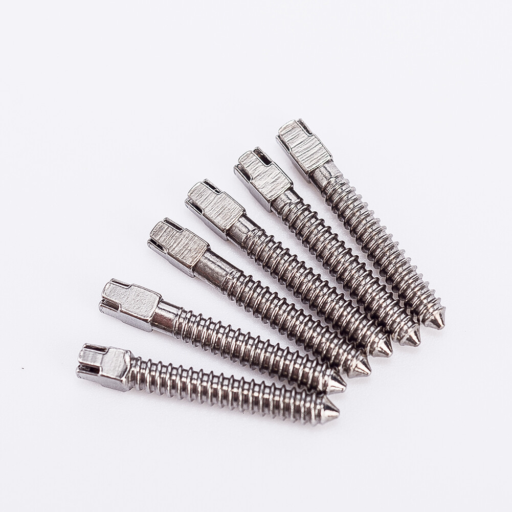 Dental Endodontic Screw Posts Gold Plated Sliver 2Key Conical Pins/Fiber Posts