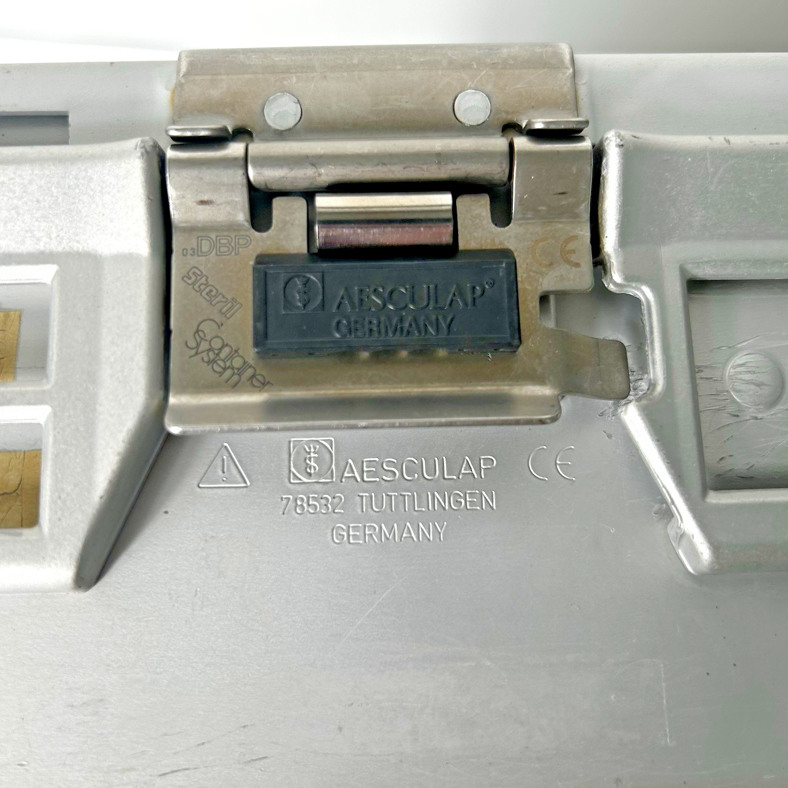 Aesculap Sterilization Container and Lid Stainless Steel78532 Tuttlingen Germany