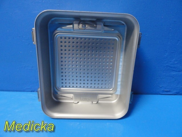 Baxter V. Mueller Genesis Sterilization Container W/ Basket 12″ Compact ~ 39807