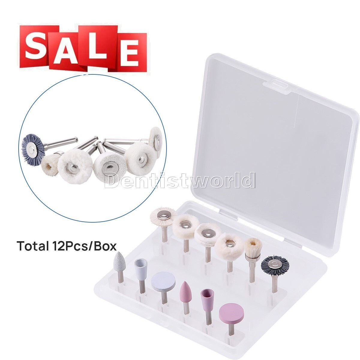 Dental Composite Polishing Kit RA Finishing & Polishing F Low Speed Handpiece AZ