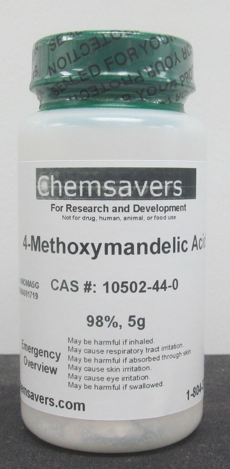 4-Methoxymandelic Acid, 98%, 5g
