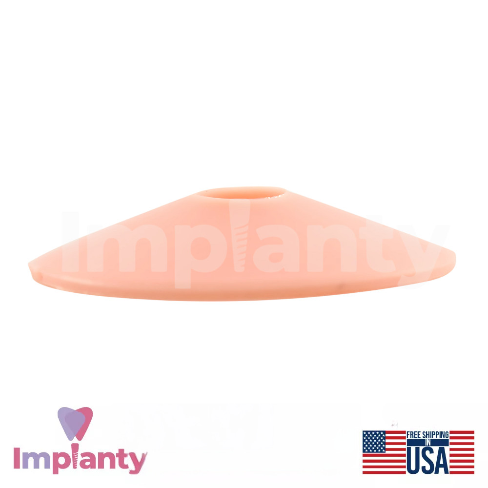 1x Dental Straight Lock Attachment Soft Silicone Set Slim Platform Int Hex