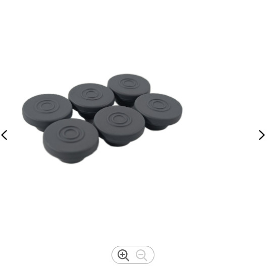20mm Gray Butyl Serum Vial Stoppers Round Bottom (1000qty)