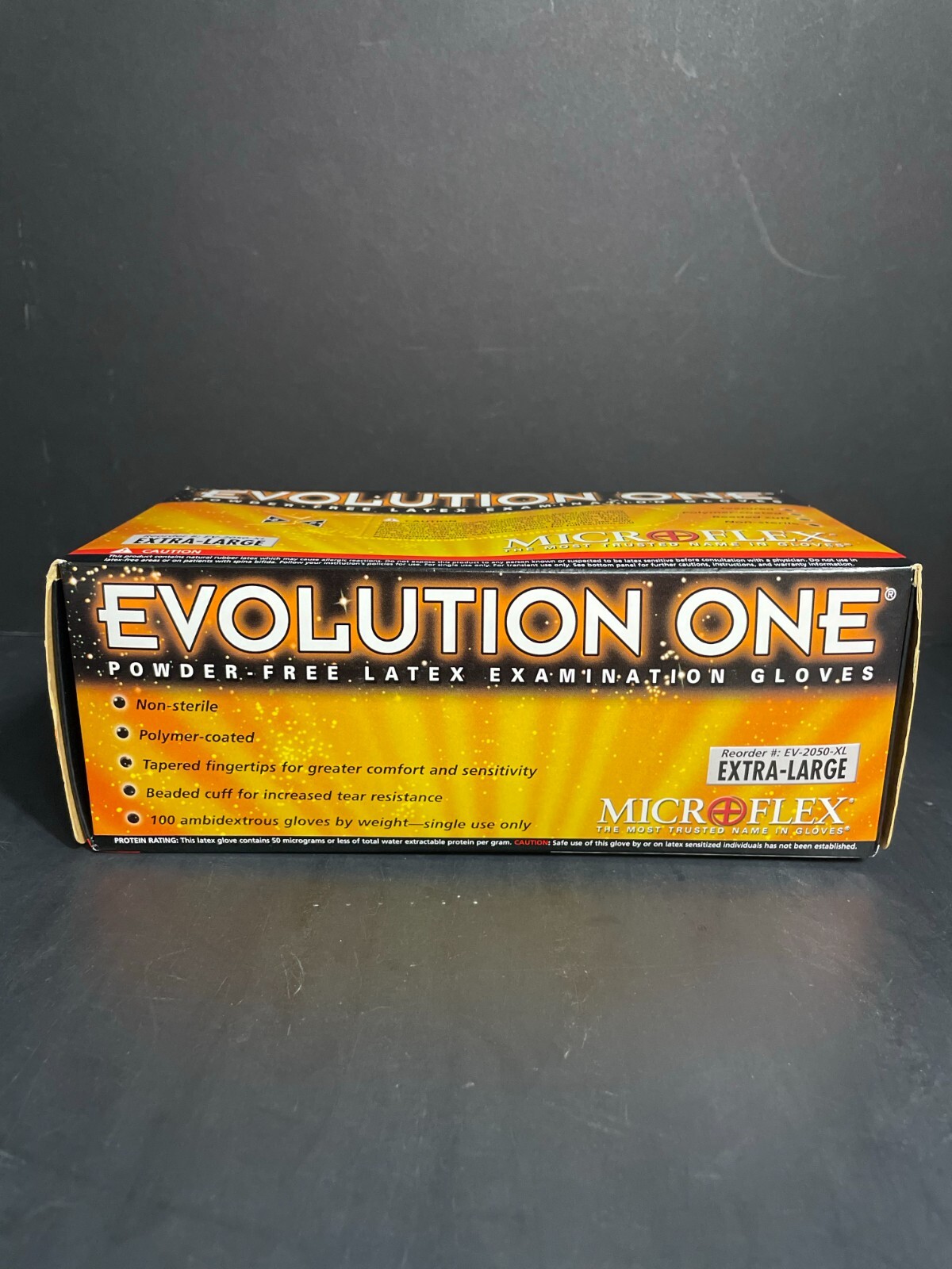 Ansell Latex Gloves Extra Large Microflex 10 Boxes with 100 Gloves Each