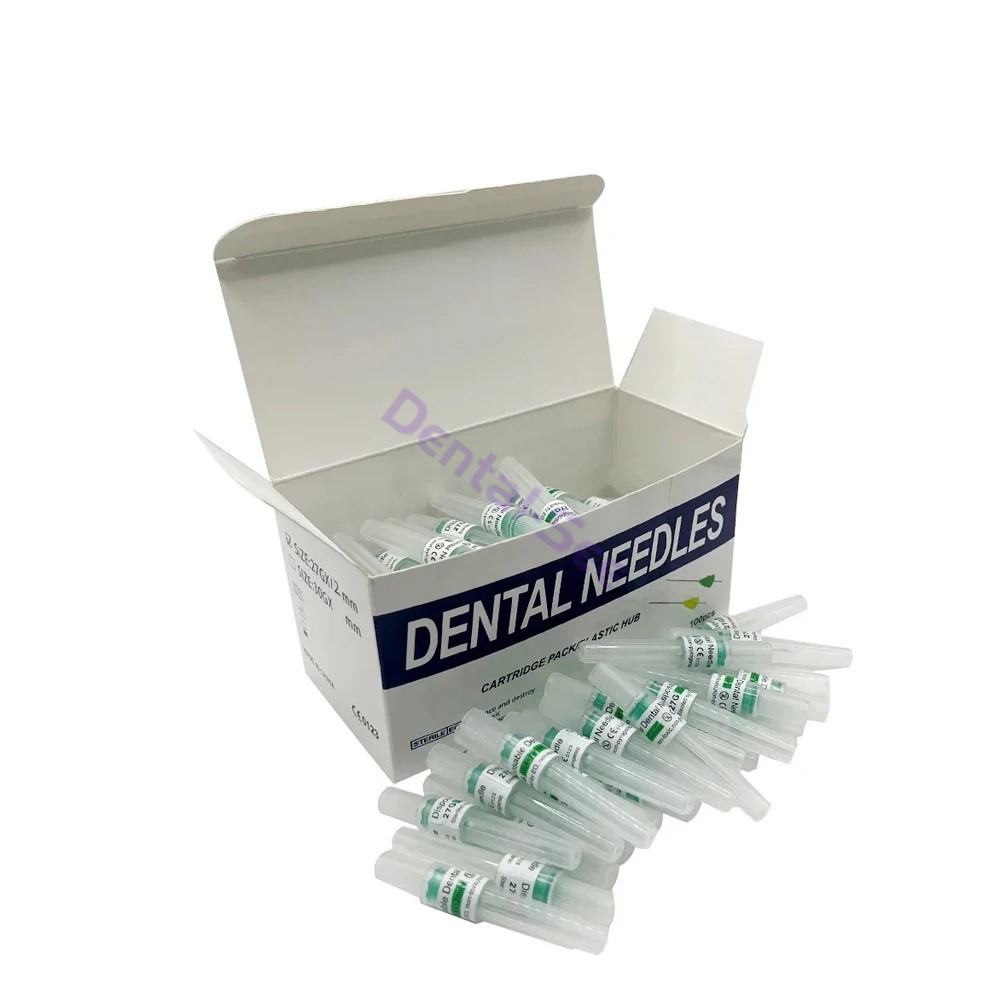 Dental Sterile Plastic Hub Needles Disposable Needle Tips 27G 30G 21/25/32/35mm